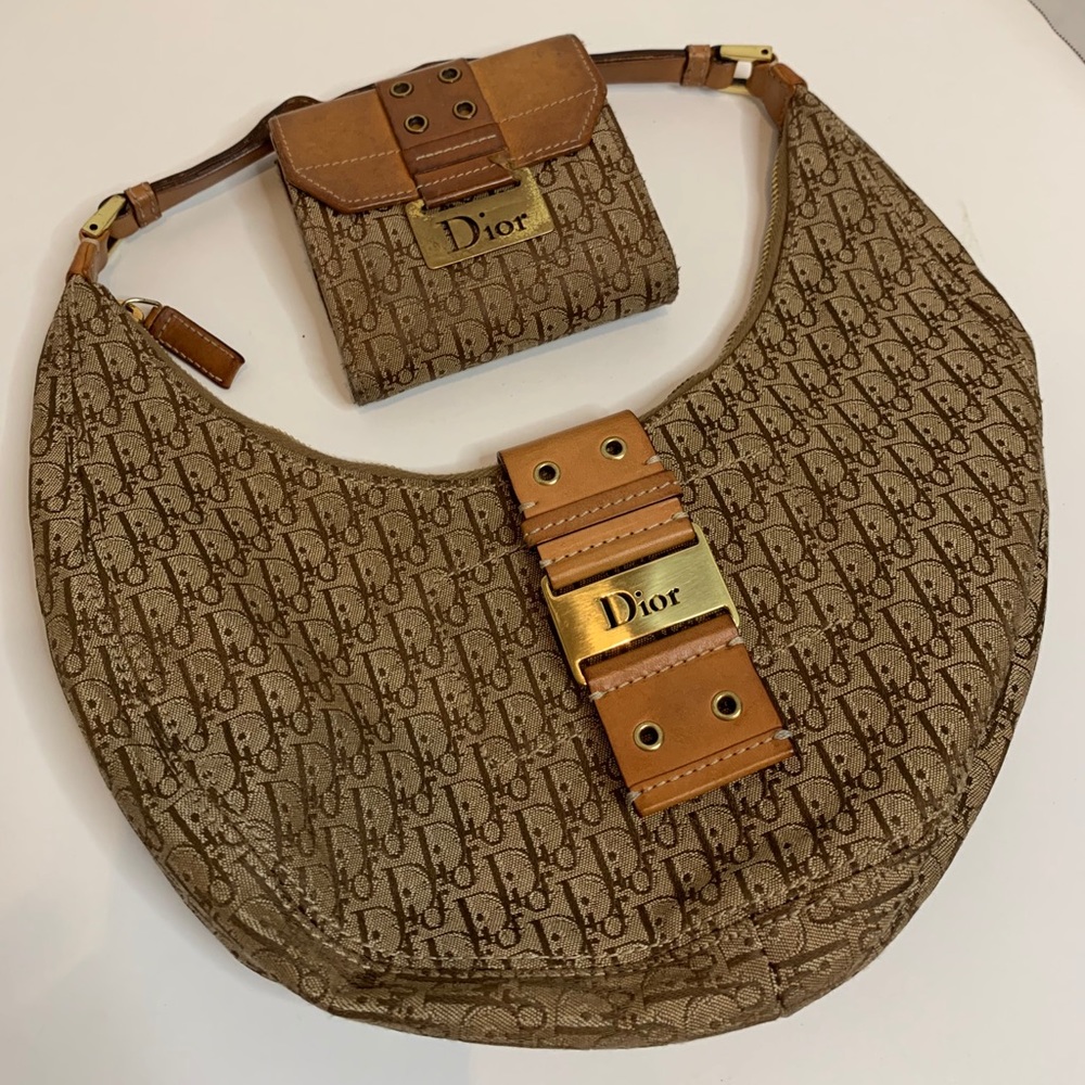 Vintage 90s Dior bag & matching wallet